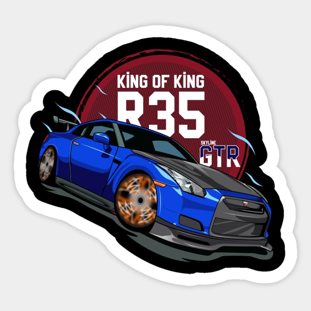 KingofKing R35 Sticker by cungtudaeast